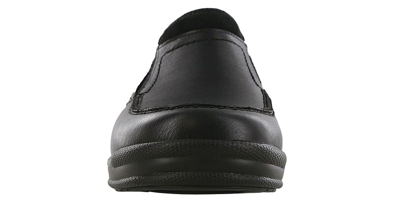 Slip On Black Loafer Front View
