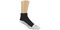 Diabetic QTR Crew Medium Black Socks Model View