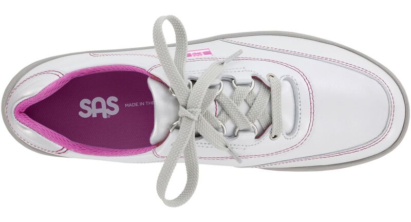 Sporty Bianco-Pink Left Top View