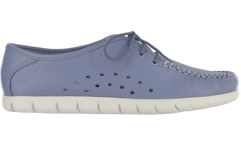 Breezy Lace Up Moc - Periwinkle, , large