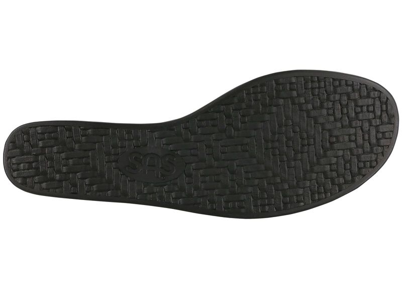 Layla T-Strap Wedge Sandal - Black Web, , large