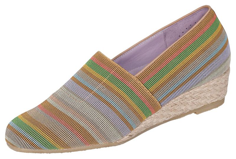 Becky Wedge Slip On - Tan, , large