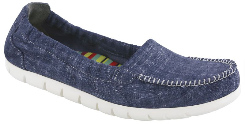 Sunny Slip On Loafer, Blue Jay, large
