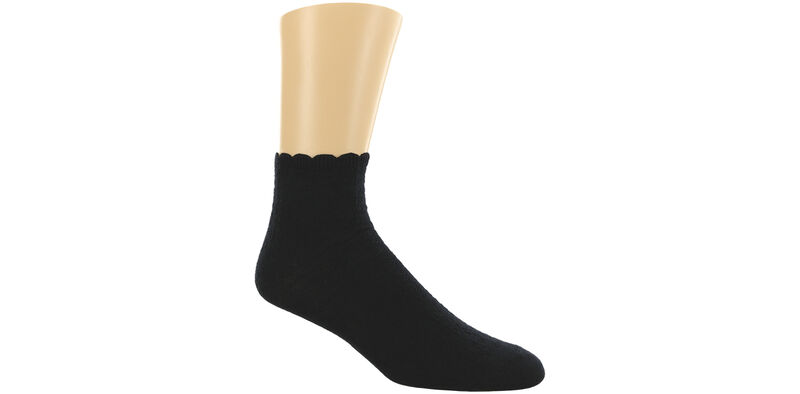 Mayo Crotchet Net Medium Socks Model View