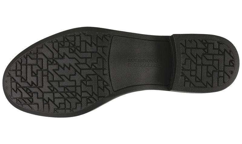 Saddle Black Suede Bottom View