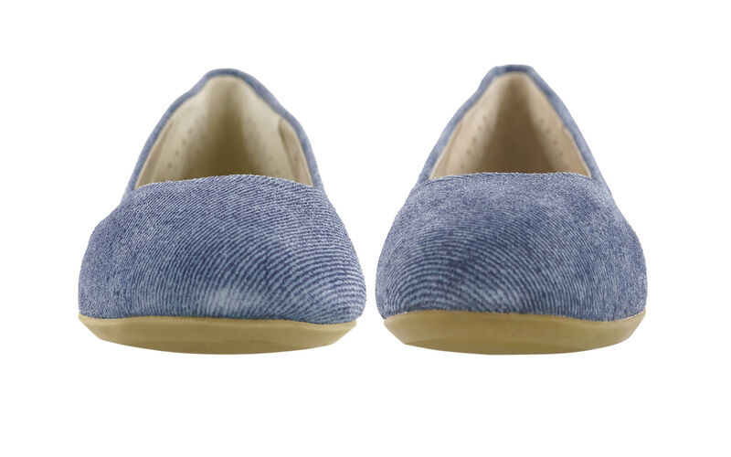 Lacey Denim Right Front View