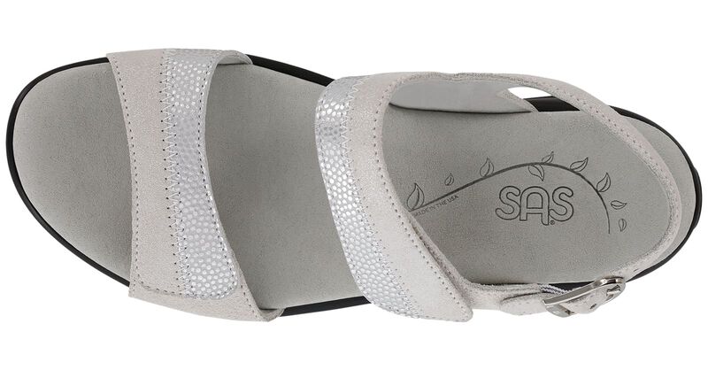 Nudu Heel Strap Sandal - Silver Mist, , large