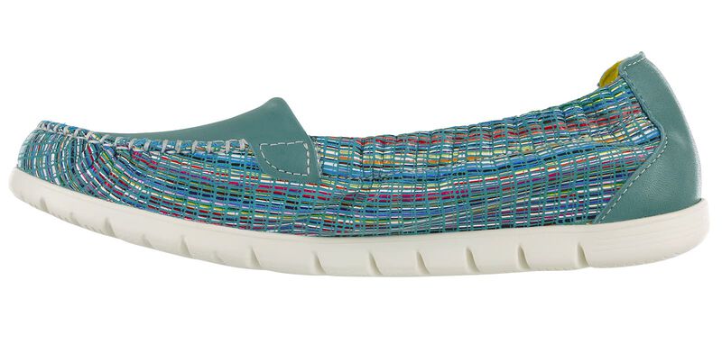 Sunny Slip On Loafer - Turquoise Rainbow, , large