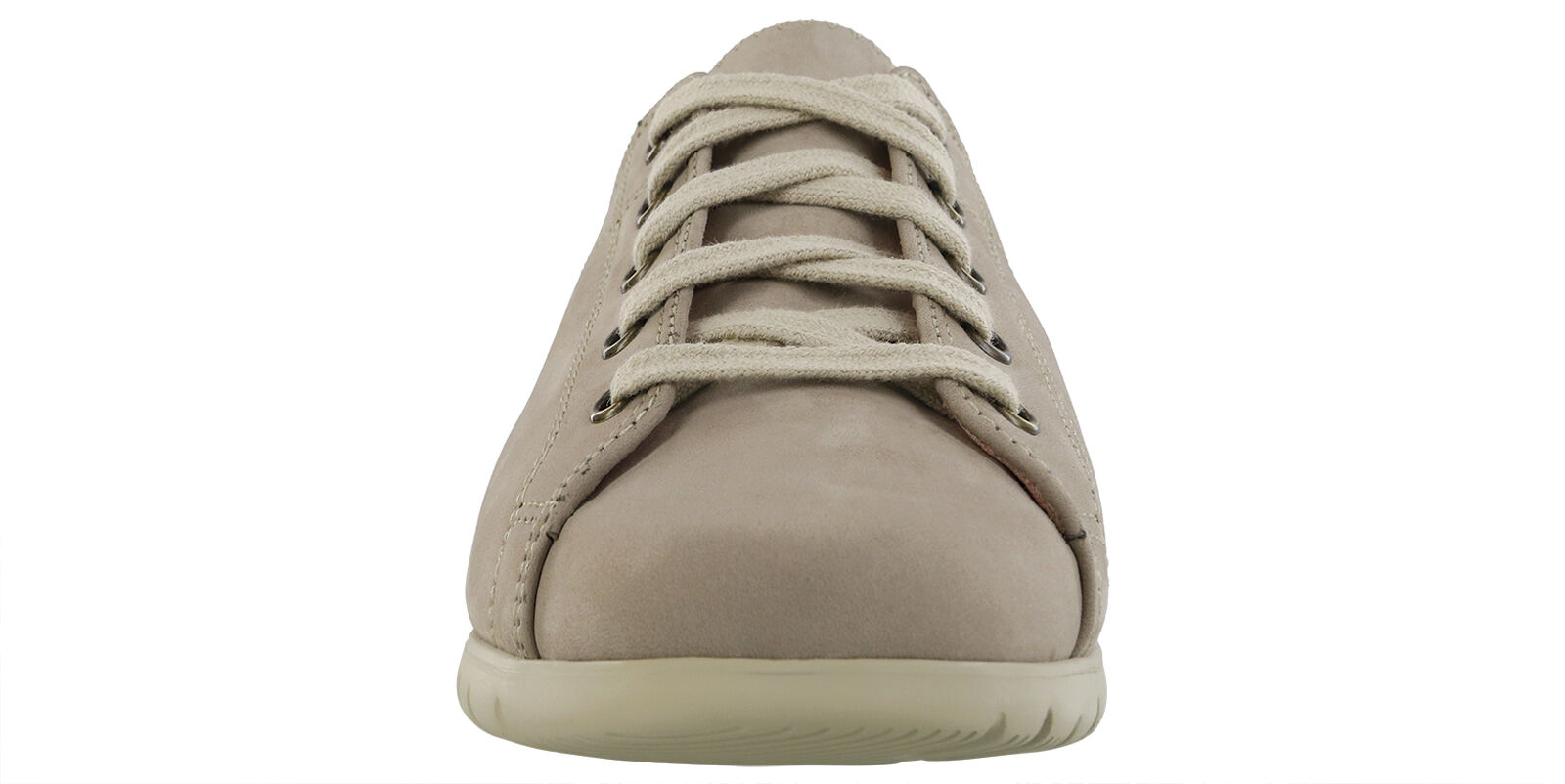 Desert taupe suede and felt women's lacy booties clearance