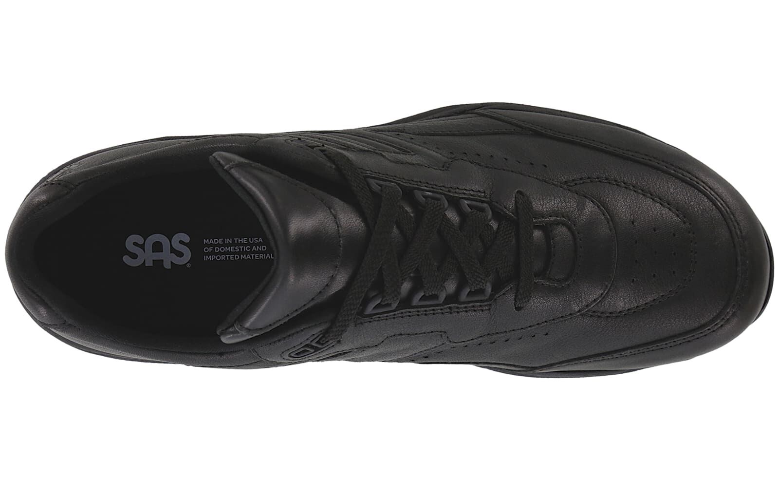 Sas journey mens black leather shoes hot sale