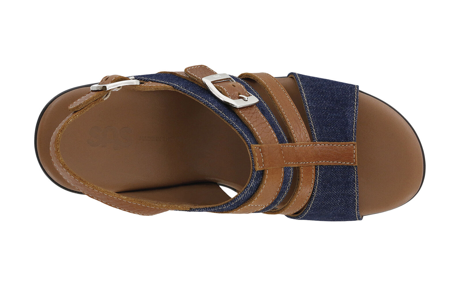 lalasasa Layla T-Strap Wedge Sandal | SAS Shoes