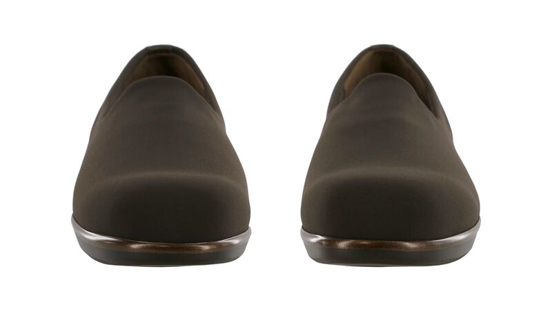 Bliss Slip On Wedge, Brown, large