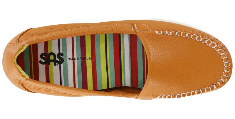 Sunny Slip On Loafer, Tangerine Orange, large