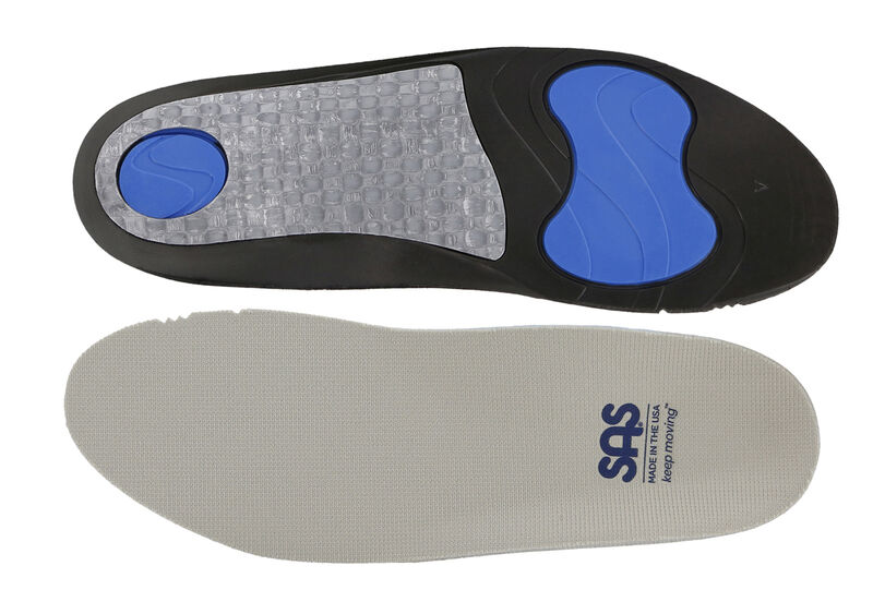 Women's Arch Plus High Gray | Orthotic Insert | SAS Shoes