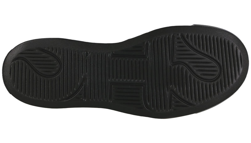 High Street-Y LTD Shiny Black Bottom View