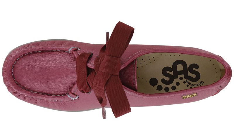 Bounce Lace Up Moc - Cranberry, , large