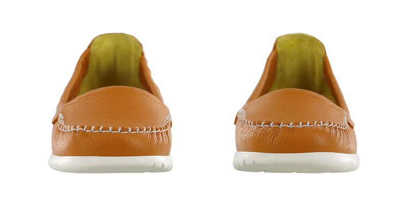 Sunny Slip On Loafer, Tangerine Orange, large