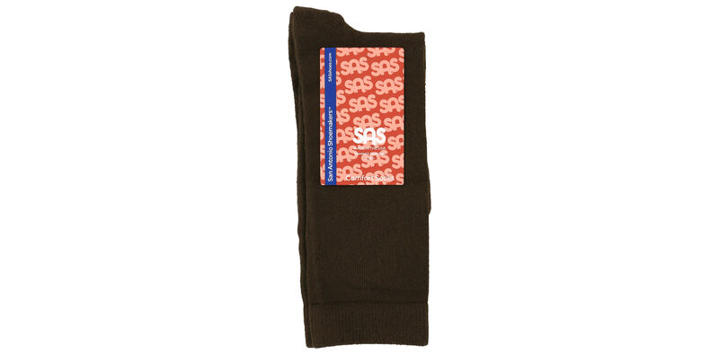 Mayo Viscose Women&#39;s Medium Brown Socks Front View