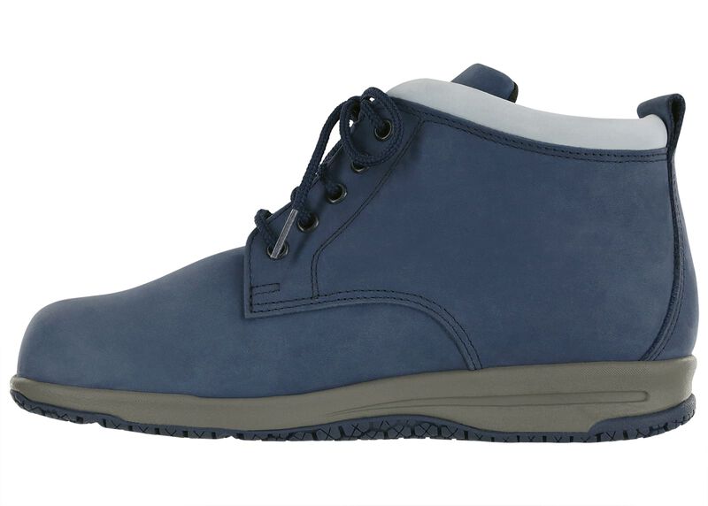Gretchen Navy-Light Blue Left Side View