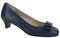 Eleanor Navy Stripe Bow Right .75 View