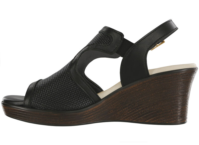 Rosa Woven Black Right Side View