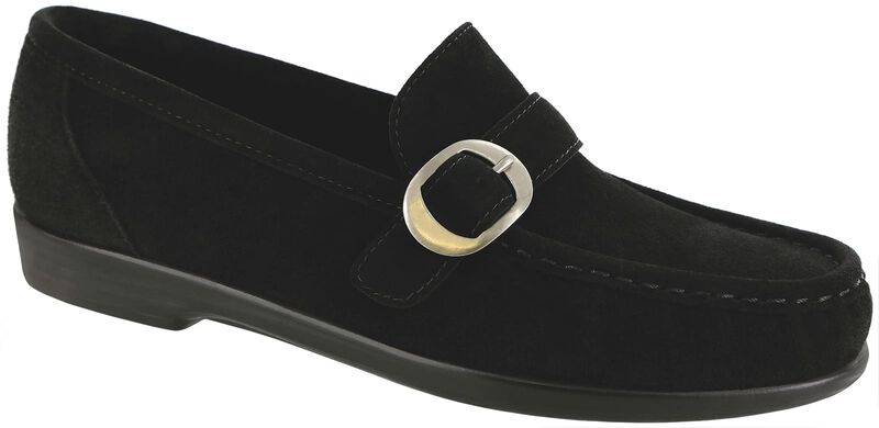 Lara Black Suede Right .75 View