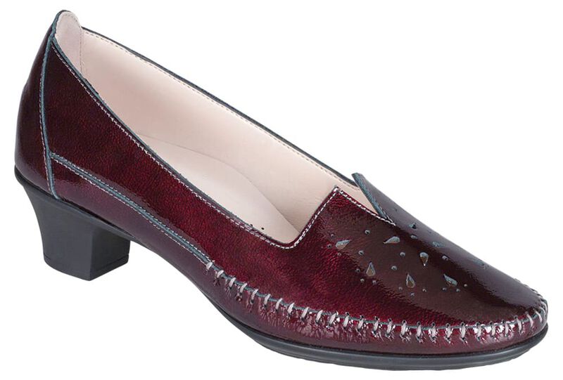 Sonyo Slip On Heel - Bordo, , large