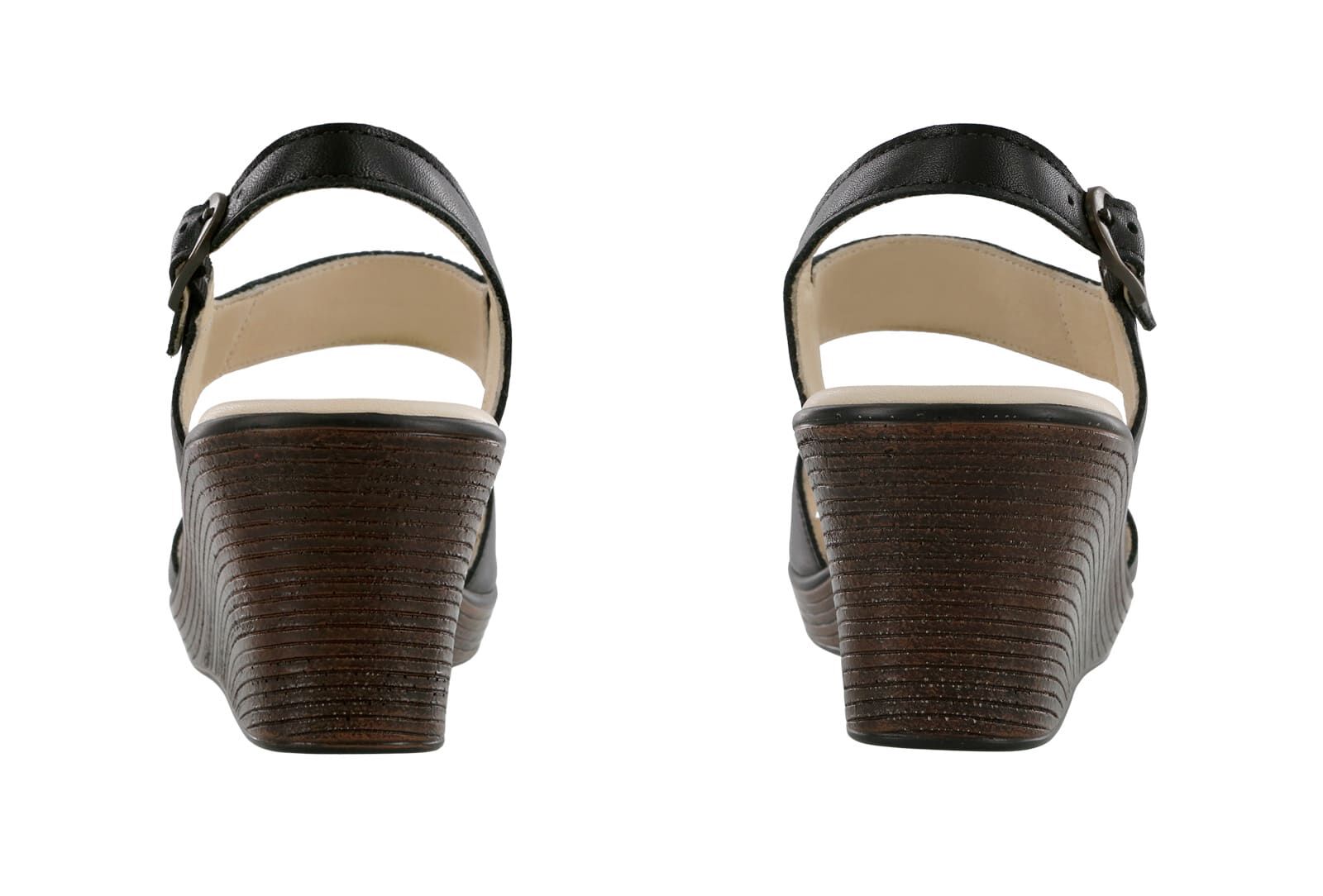 Heather Quarter Strap Wedge Sandal | SAS Shoes