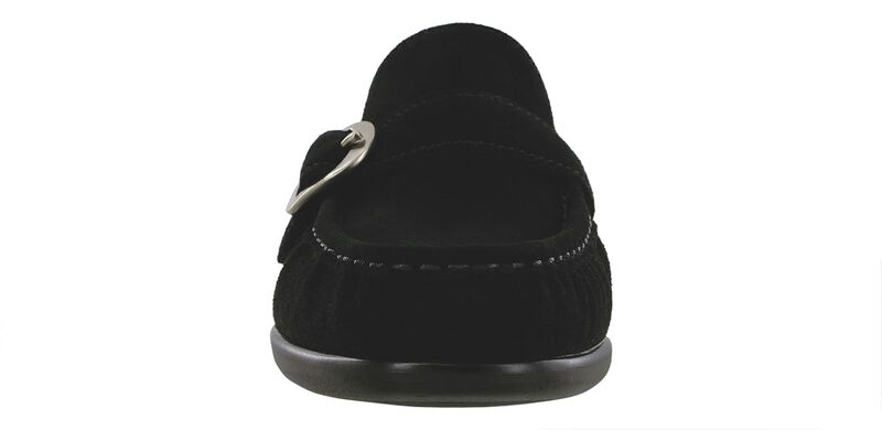 Lara Black Suede Right Front View