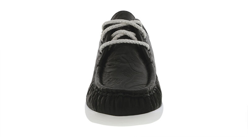Siesta Lace Up Loafer - Black Larse, , large