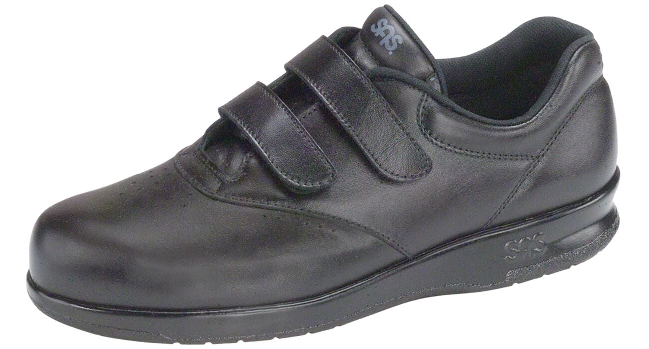 Womens velcro walking hot sale shoes