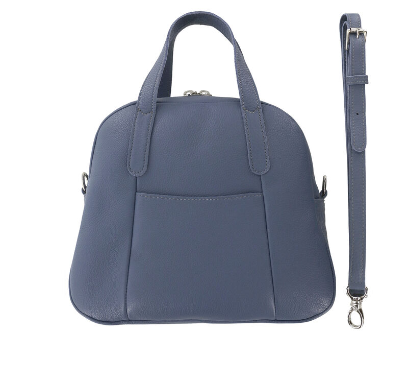 Deep Blue Leather Handbag Kenzie Handbags