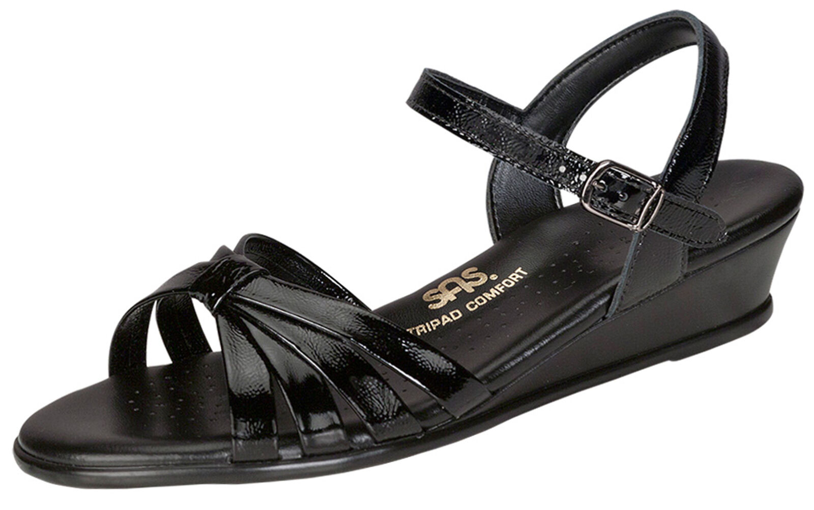 Black patent leather sandals outlet
