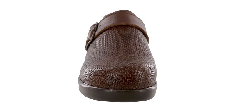 Clog Woven Brown Right Front View
