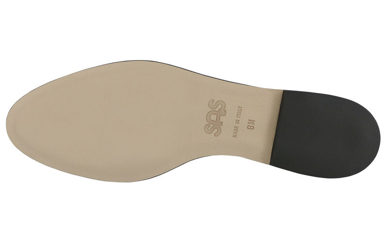 Luxe Navy-Navy Striped Left Sole View