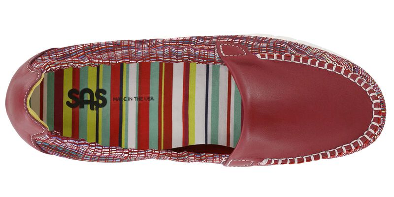 Sunny Slip On Loafer - Red Rainbow, , large