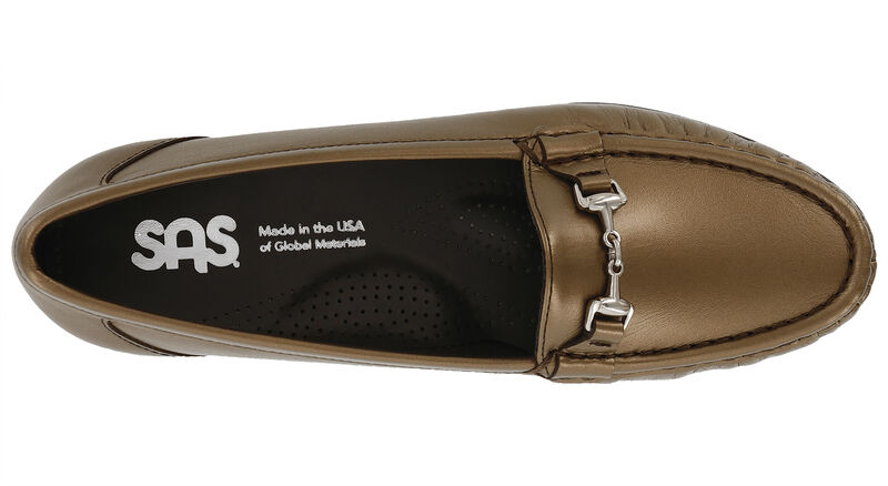 Metro Slip On Loafer, Bronze, large