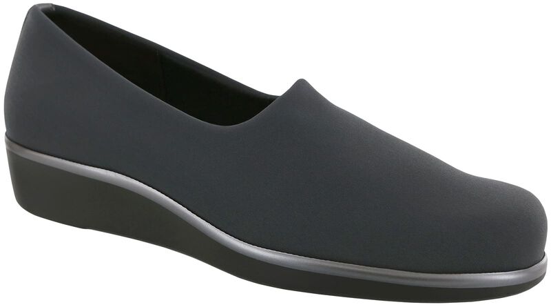 Bliss Slip On Wedge, Gray, large