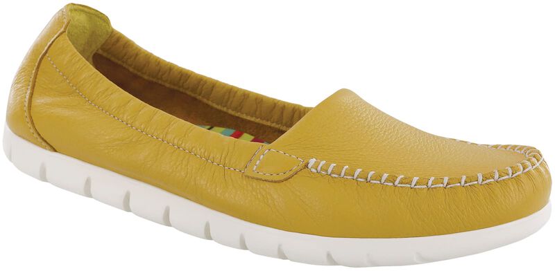 Sunny Slip On Loafer, Canary Yellow, large