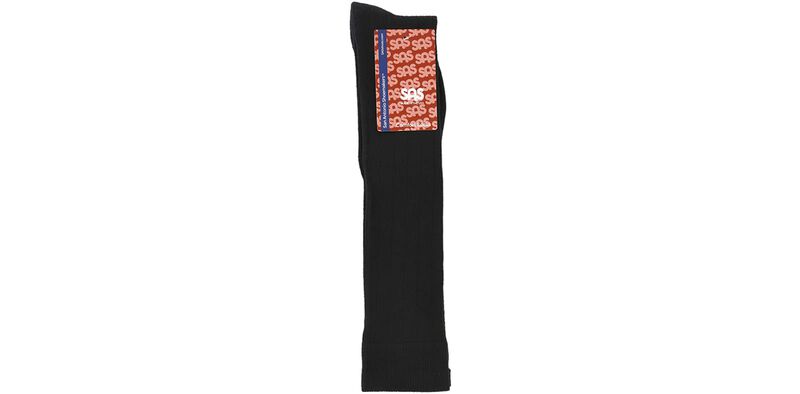 Mayo Ribbed Knee High Socks Medium Black Package View