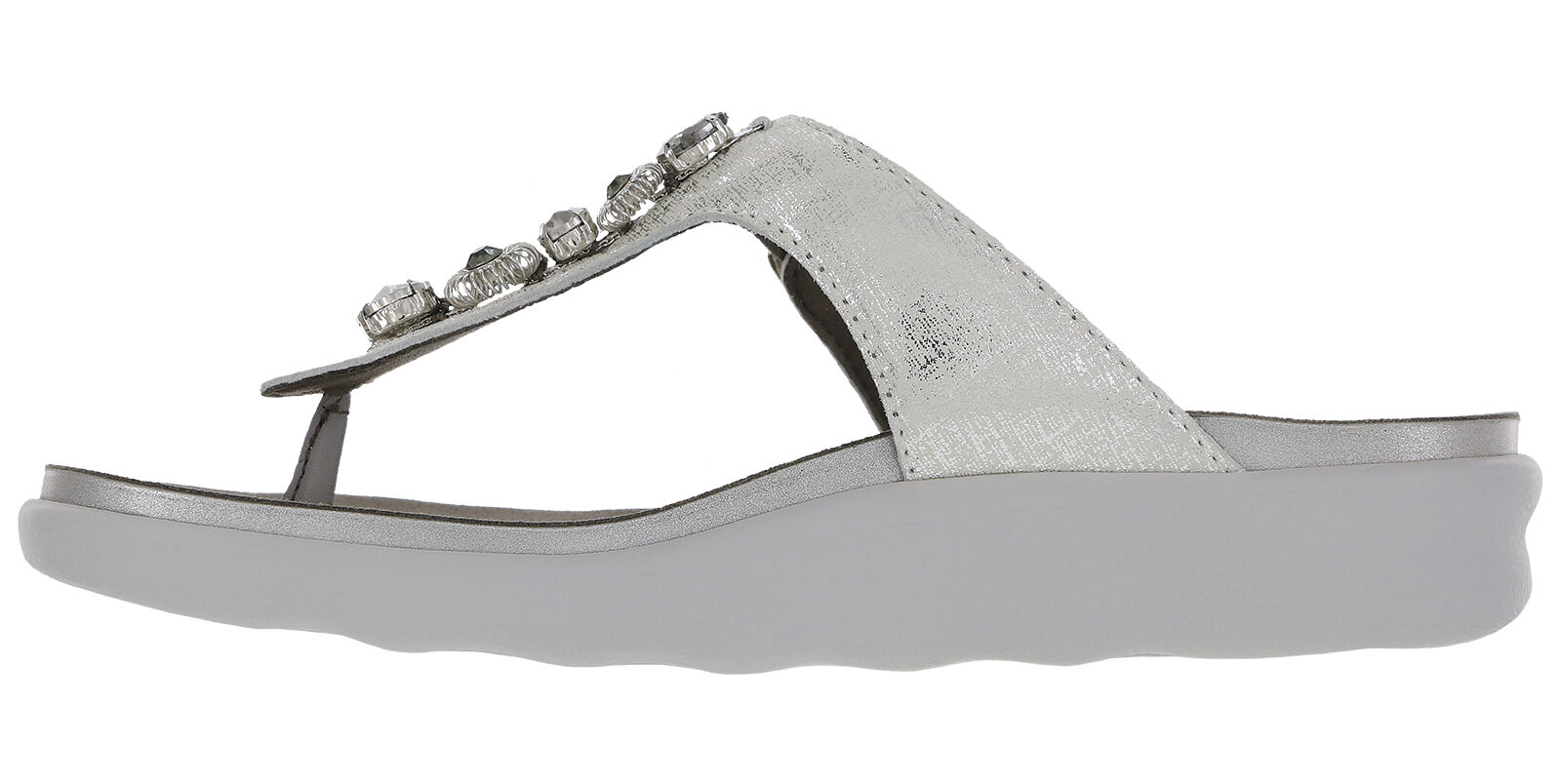 Dazzle T-Strap Slide Sandal | SAS Shoes