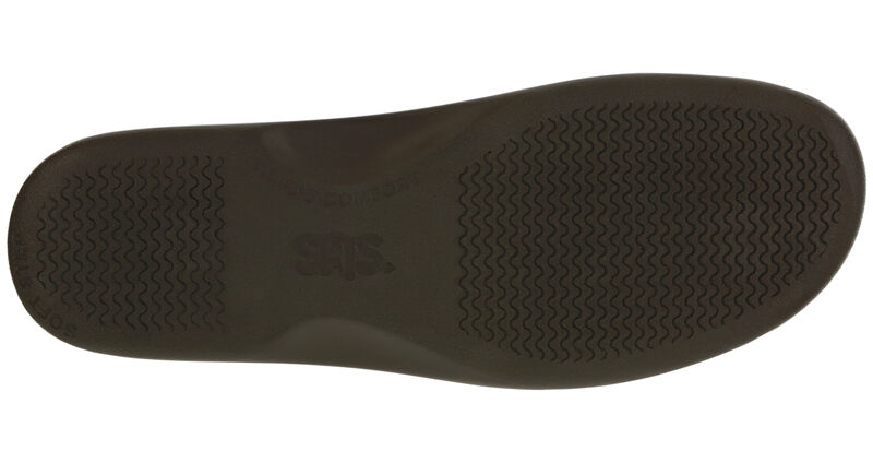Clog Woven Brown Sole View