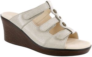 Ginger Wedge Sandal - Web Linen