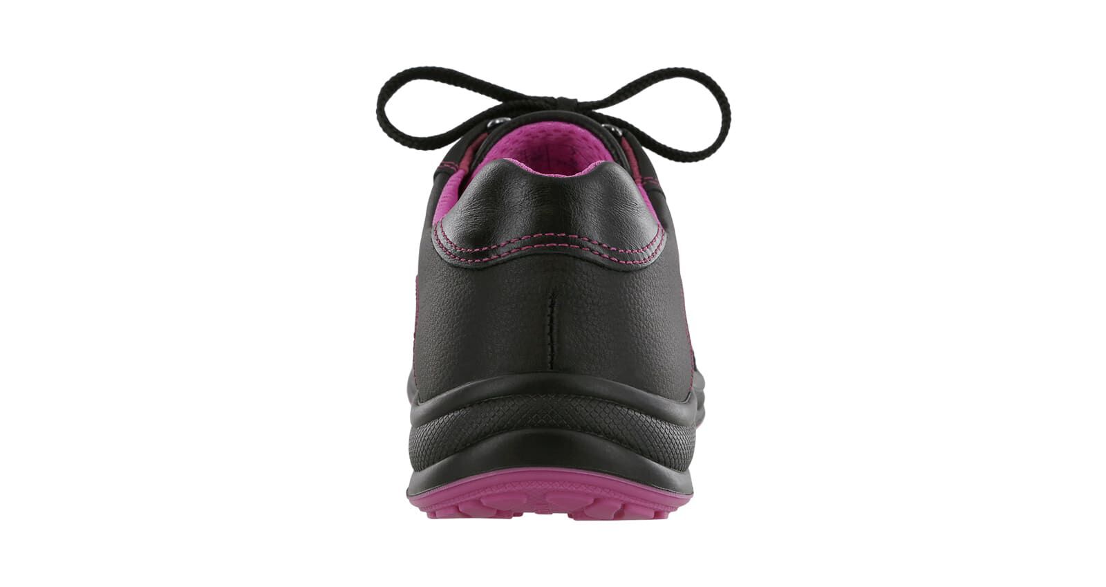 Black and pink womens sneakers clearance