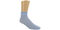 Mayo Ruffled Diamond Medium Blue Socks Model View