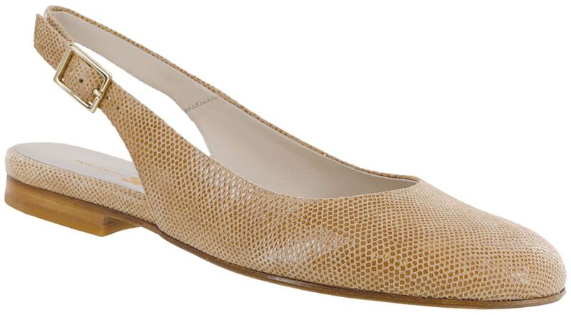 Chloe Slingback Flat - Champagne, Champagne, large