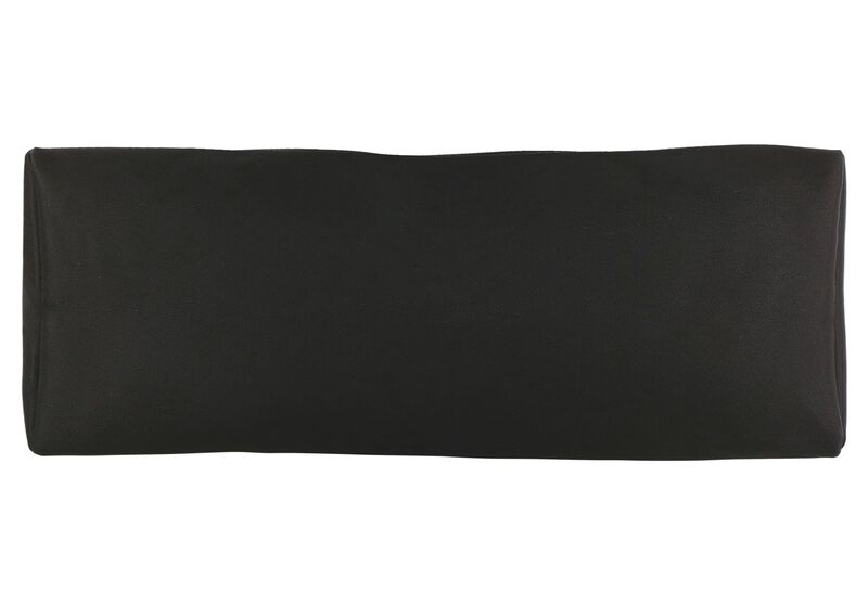 Mayra Black Nylon Bottom View