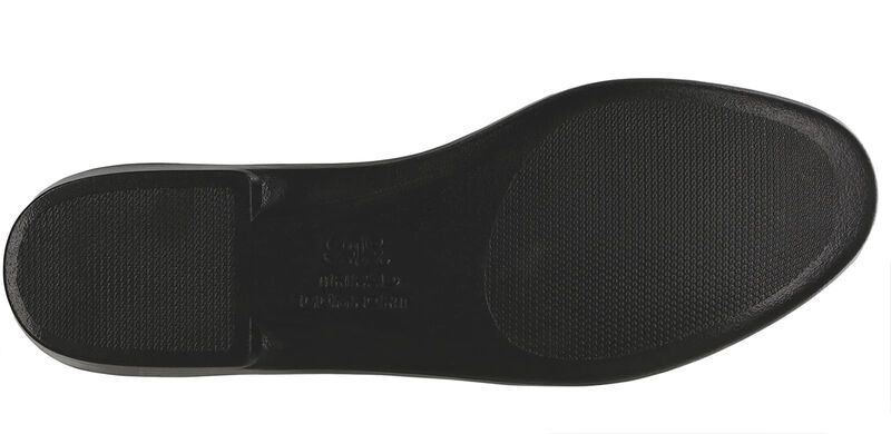 Lara Black Suede Left Sole View