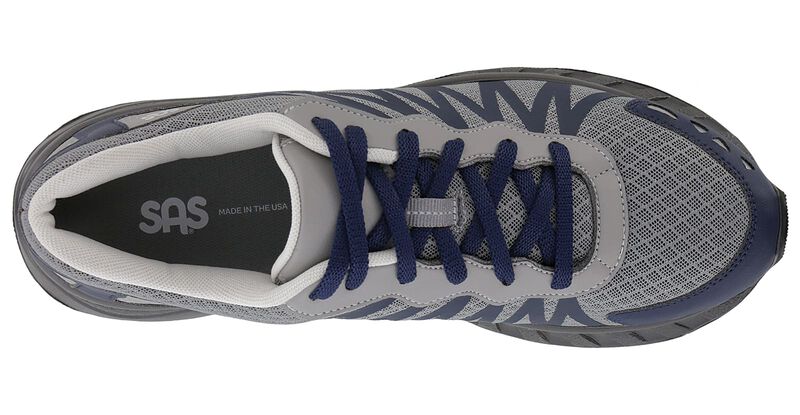 Pursuit Gray-Navy Left Top View