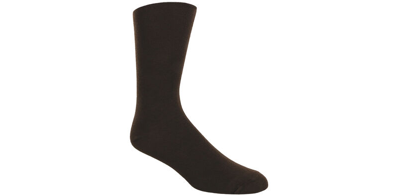 Mayo Comfort Brand Socks Medium Brown Model View